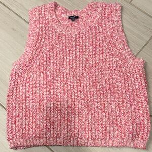Splendid Pink Knit Sleeveless Sweater